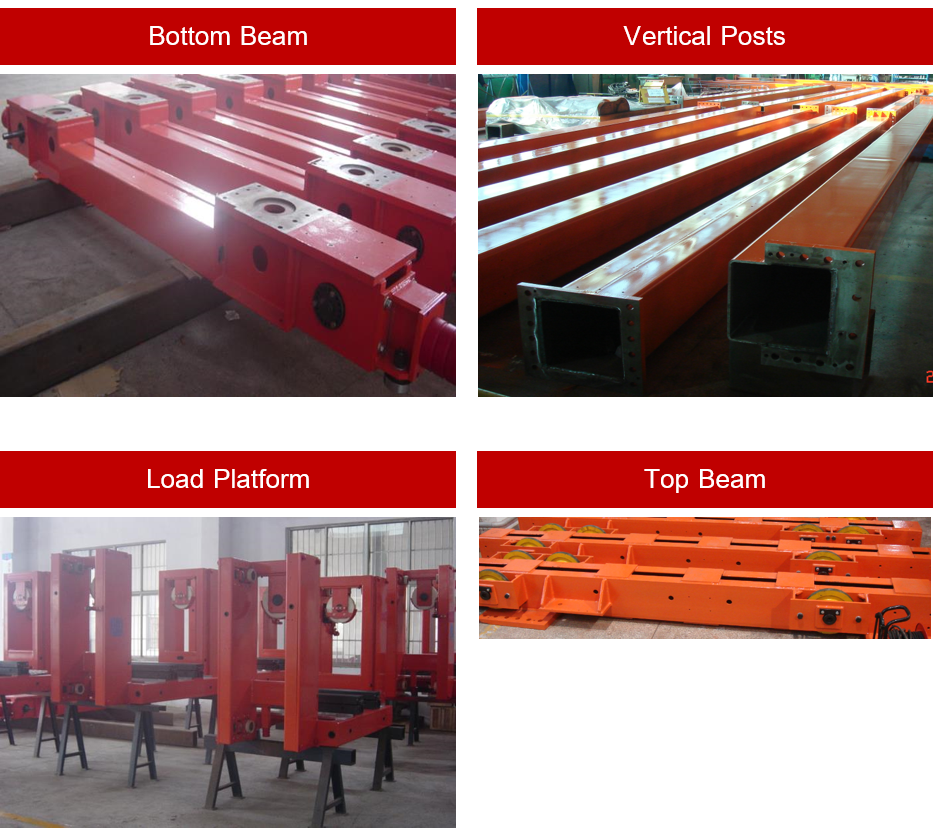 Stacker crane components