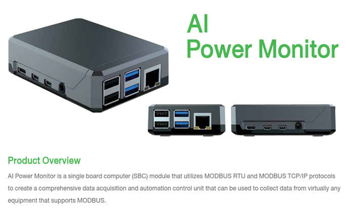 AI Power Monitor controller hardware