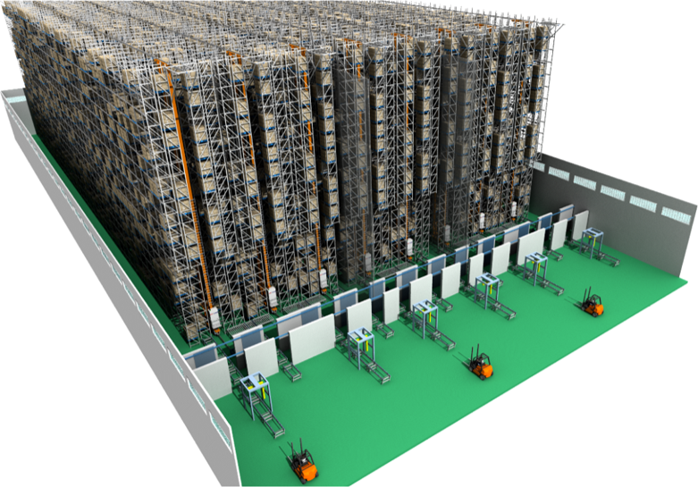 ASRS 3D layout